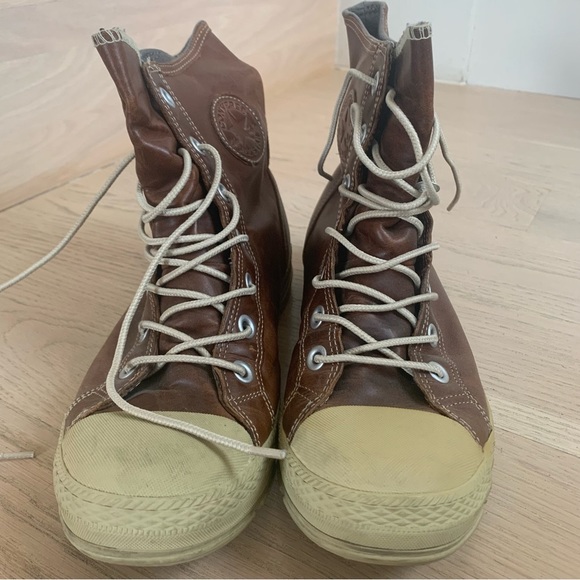 Leather Converse Boots - Picture 2 of 4